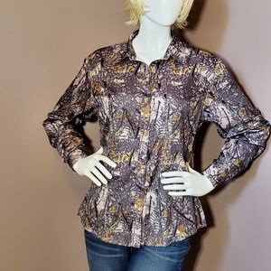 BUSHLAN Port A Vent back shirt size L